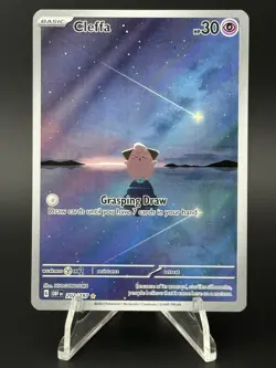 Cleffa 202/197 Obsidian Flames Illustration Rare Pokemon Card - Image 1