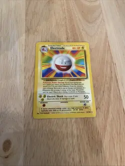 Electrode 21/102 Base Set Rare Non-Holo Vintage Pokemon TCG Card - Image 2