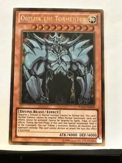 Obelisk the Tormentor PGLD-EN030 Premium Gold Gold Secret Rare - Image 1