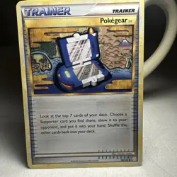 Pokemon TCG Pokegear 3.0 96/123 Heartgold & Soulsilver Card Regular LP+ - Image 1