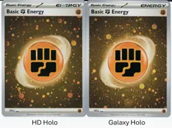 HD Fighting Energy Cosmos Holo with Mew Tail Swirl SVE MEW 006 151 Pokemon Card - Image 4