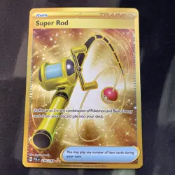 Super Rod 276/193 Sv02: Paldea Evolved Holo Pokemon Card Full Art Trainer - Image 1
