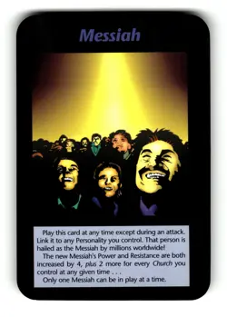Messiah Card Base Set INWO Illuminati New World Order game 222/409 - Image 1