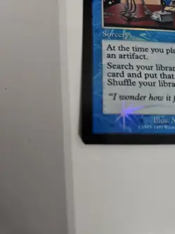 MTG Foil Tinker Sorcery Blue Card Urza's Legacy 1999 Mike Raabe 45 Uncommon #2 - Image 2