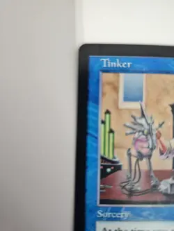 MTG Foil Tinker Sorcery Blue Card Urza's Legacy 1999 Mike Raabe 45 Uncommon #2 - Image 5