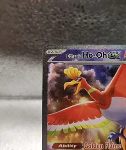 Ethan's Ho-Oh EX 230/182 Destined Rivals SIR Pokemon Card - Image 4
