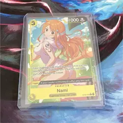 One Piece CCG Nami ST29-008 Full Art Egghead Starter Deck Character Card - Image 1