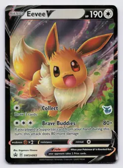 Eevee V Holofoil Promo SWSH: Sword & Shield Promo Cards SWSH065 LP - Image 1