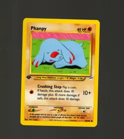 Phanpy 76/105 1st Edition Neo Destiny Pokemon TCG Vintage 2002 Card NM/MINT - Image 1