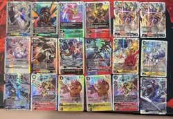 Bandai Digimon Card Game Lot – 18 Holo Super Rare - Image 1