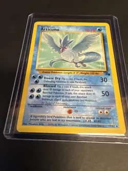 Vintage 1999 Pokemon Card Articuno 17/62 WoTC Fossil Set Rare Non-halo - Image 1