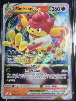 Simisear VSTAR Crown Zenith Ultra Rare Pokemon TCG Card 023/159 SWSH CGC 9.5 - Image 3