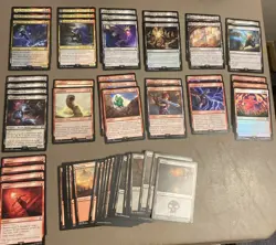 Red Black Standard Legal MTG Custom 60 Card Deck Magic The Gathering - Image 1