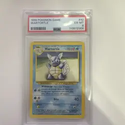 Pokemon TCG Wartortle Base Set, Unlimited Uncommon Card 42/102 - Image 1