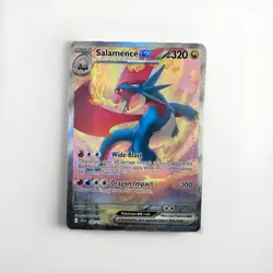 Pokemon Salamence ex 187/159 Secret Rare Full Art Holo - Dragon Type TCG Card - Image 1