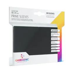 GameGenic Card Protection Prime Sleeves - Black (10 Packs of 100) New - Image 1
