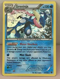 Pokemon TCG - Greninja Promo card 41/146 from XY Base Set 2014 NM - Image 1