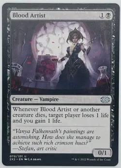 Blood Artist 🩸 Double Masters 2022 Regular Magic The Gathering Card - Image 1