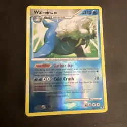 36/111 Walrein Rare Reverse Holo: Pokemon Trading Card Game Rising Rivals LP - Image 1