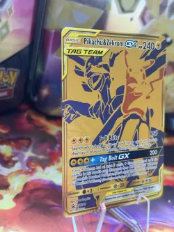 Pokemon TCG SM248 Pikachu & Zekrom GX Tag Team Promo Card Mint Raw - Image 2