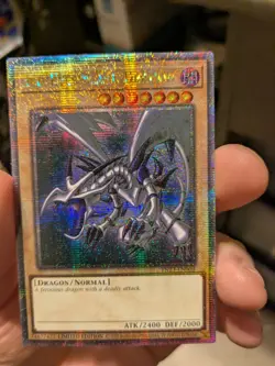 Yu-Gi-Oh Quarter Century 25th Anniversary Red Eyes Black Dragon Secret Rare Card - Image 1