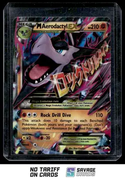 2016 Pokemon XY Black Star Promo Aerodactyl ex #XY94 - Image 1
