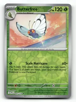Butterfree 003/159 - Journey Together Reverse Holo - Pokemon Card NM/M - Image 1