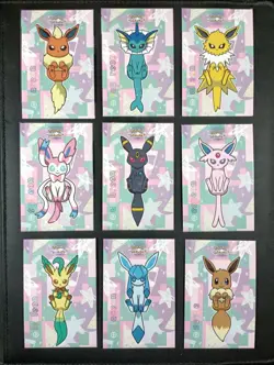 Pokemon Let's Go Eevee Database Peru Tails Set Eeveelutions Full Set STAR HOLO - Image 1