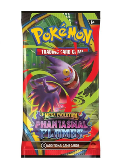 NEW - Sealed - Pokemon TCG - Mega Evolution Phantasmal Flames - Booster Pack - Image 2
