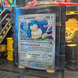 Hop's Snorlax Journey Together Reverse Holo Pokemon TCG 117/159 SV09 Rare - Image 2