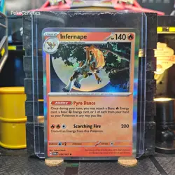 Infernape Twilight Masquerade Holo Pokemon TCG 033/167 Scarlet Violet SV06 Rare - Image 1