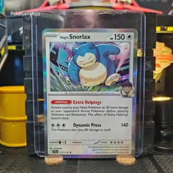 Hop's Snorlax Journey Together Holo Pokemon TCG 117/159 Scarlet Violet Sv09 Rare - Image 1