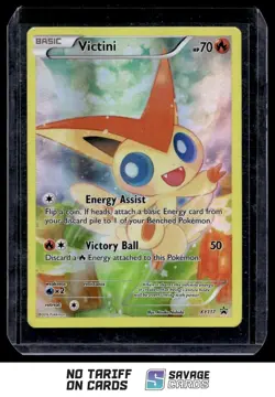 2016 Pokemon XY Black Star Promo Victini #XY117 - Image 1