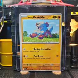 Hisuian Growlithe Twilight Masquerade Pokemon TCG 099/167 Scarlet Violet Common - Image 1