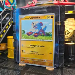 Hisuian Growlithe Twilight Masquerade Pokemon TCG 099/167 Scarlet Violet Common - Image 2