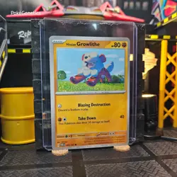 Hisuian Growlithe Twilight Masquerade Pokemon TCG 099/167 Scarlet Violet Common - Image 3
