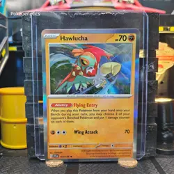 Hawlucha Scarlet & Violet Holo Pokemon TCG 118/198 SV01 Rare - Image 1