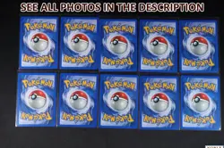 Pokemon TCG Gym Challenge Bulk Commons Uncommons Energy 150+ NM LP (CS) - Image 4