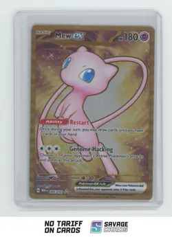 2023 Pokemon - Scarlet & Violet - 151 Mew ex Metal #205/165 Hyper Rare - Image 1
