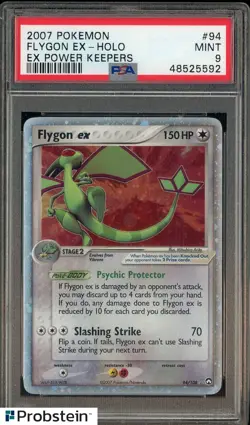 2007 Pokemon EX Power Keepers #94 Flygon ex Holo PSA 9 MINT - Image 1
