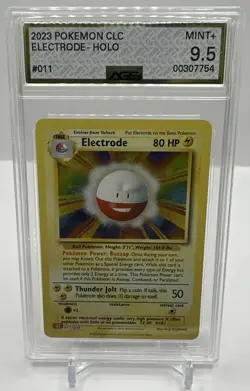 2023 Pokemon Classic Collection Electrode Holo Card 011/034 CLC Promo AGS 9.5 - Image 1