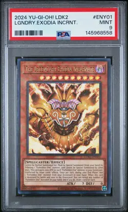 2024 YU-GI-OH! LEGEND DECKS II #ENY01 THE LEGENDARY EXODIA INCARNATE PSA 9 - Image 1