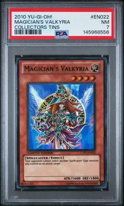 2010 YU-GI-OH! COLLECTORS TINS #EN022 MAGICIAN'S VALKYRIA PSA 7 - Image 1