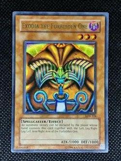 Yu-Gi-Oh Exodia The Forbidden One SET (5 PIECES) 2002 LOB-124 Yugioh NM/LP - Image 1