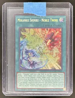 2026 Yu-Gi-Oh Mikanko Shinbu - Noble Twins Secret Rare 1st #MZMU-EN019 - Image 1