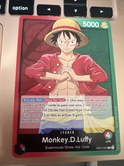 Monkey.D.Luffy (003) OP01-003 Romance Dawn Regular One Piece - Image 1
