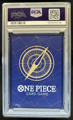 2025 One Piece Portgas D. Ace Secret Rare Manga Alt Art #OP13-119 PSA 10 - Image 2