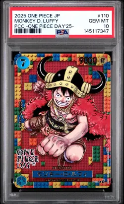 2025 ONE PIECE JPN PREMIUM COLLECTION ONE PIECE DAY'25 MONKEY D. LUFFY PSA 10 - Image 1