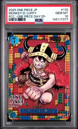 2025 ONE PIECE JPN PREMIUM COLLECTION ONE PIECE DAY'25 MONKEY D. LUFFY PSA 10 - Image 1