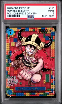 2025 ONE PIECE JPN PREMIUM COLLECTION ONE PIECE DAY'25 MONKEY D. LUFFY PSA 9 - Image 1